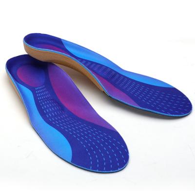 China Orthotic Heel Cradle Biomechannical Design Deep Arch Support Insoles For Flat Feet Men's Sports Shoes Insole for sale