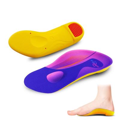 China Gel Heel Cushion Guaranteed Quality Resist Fatigue Relieve Pain Arch Support Cork Flat Feet Orthotic Insoles for sale