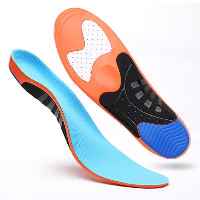 China 2021 New Arrival Soft Comfortable Arch Support PU Sports Running Insoles For Shoes for sale