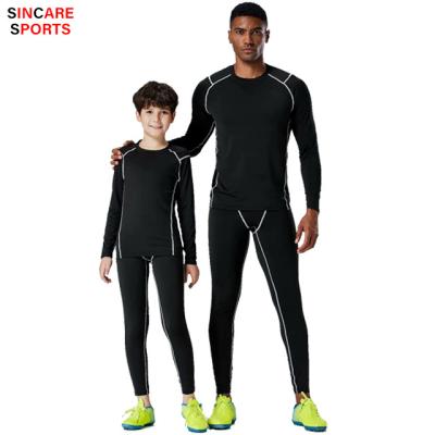 China Breathable Sports Tights Shirt Gaiters Men's And Children's Sizes For Football Soccer Basketball Tights Body for sale