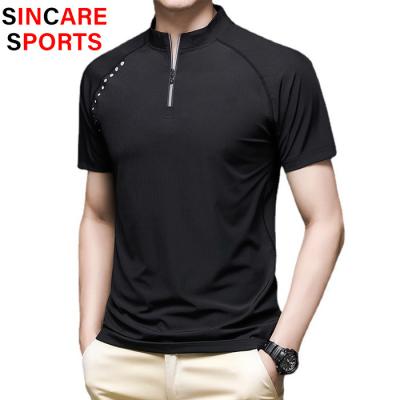 China Wholesale Cotton New Arrivals Anti-wrinkle Latest Design Casual Zipper Polo Shirt for sale