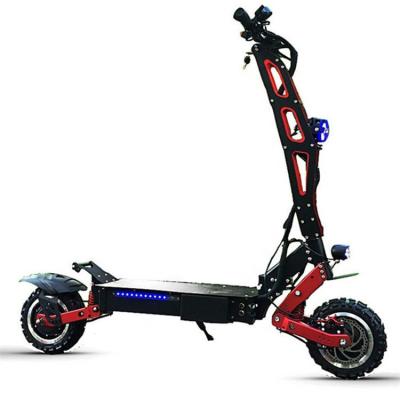 China New Model Unisex 13 Inch Stand Up 72v 8000w Super Fast Dual Motor Off Road Electric Scooter Adults for sale