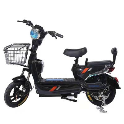 China High Quality 14 Inch Air Tire 48v 350w 500w Motorcycle Unisex Hot Selling Electric Bike Adult for sale