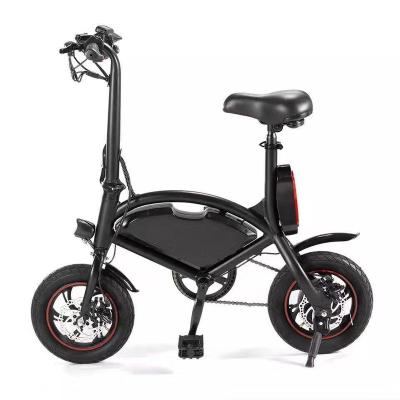 China Adult 36v 250w Chinese Pedal Assist Mini Aluminum Alloy Folding Two Wheel Electric Bike for sale