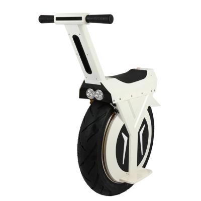 China Factory Wholesale Long Range 500W Max Load 120kg Unisex Electric Unicycle With Handle For Adults for sale