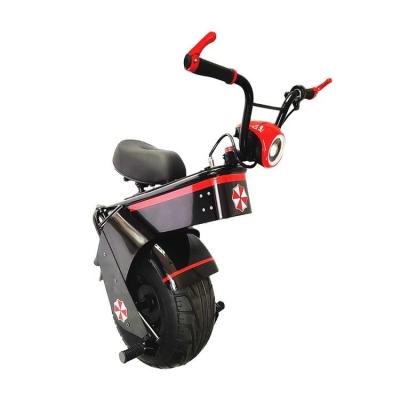 China LED lights for sales folding 1500 watt 18 inch single wheel self-balancing electric scooters for sale