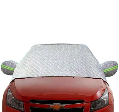 China Water Proof Car Windshield Snow Cover,Front Cotton Snow Sunshade Ice Protection Wiper Thicker Sun Visor Protector Removal for sale