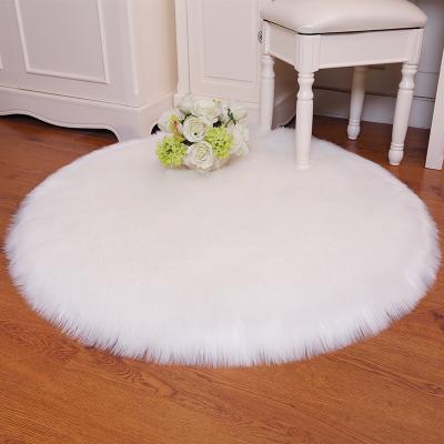 China Artificial Wool Washable Sheepskin Rug Faux Fluffy Mats Kid Room Furry Rug For Living Room For Wholesale Sales for sale