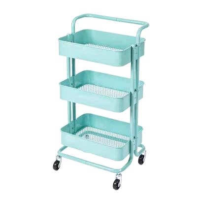 China Easy Metal Kitchen Kitchen Assembly Space Saver Standing Steel Storage Shelf for sale