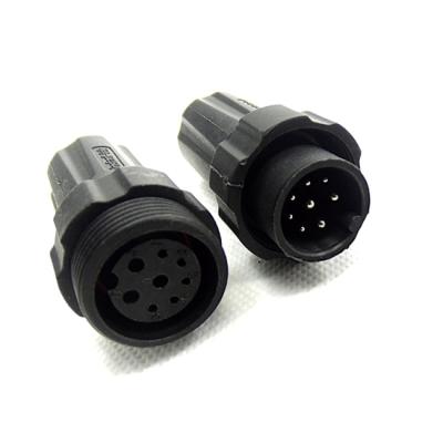 China Waterproof M22 Automotive Electrical Sockets 3+5 Pin Hybrid Power Coupler Connector for sale