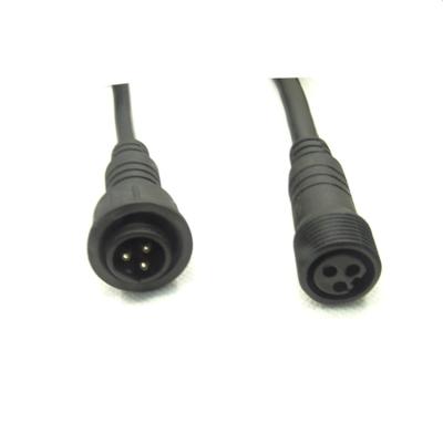 China M18 Power Wire Connector 3 Pin Waterproof Connector Terminal Power Connector for sale