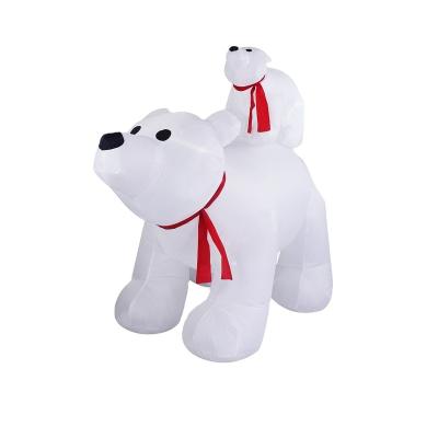 China Inflatable Christmas bear family2020 inflatable new products for sale