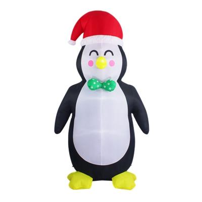 China Christmas Outdoor Inflatable Decoration Fat Penguin Desco Light for sale