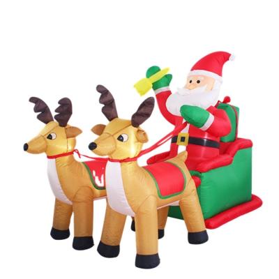 China Chimeras Holiday Decorate Inflatable Reindeer Wear Penguin For Holiday Decoration for sale