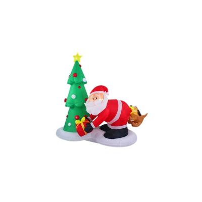 China Inflatable Christamas Decoration Christmas Tree Santa LED Decoration and Light for sale