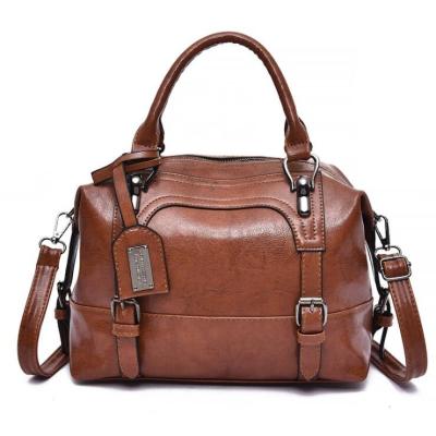 China Retro New Style Ladies Casual Large Capacity Handbag Boston Fashionable Best-Selling Elegant Bag Large for sale