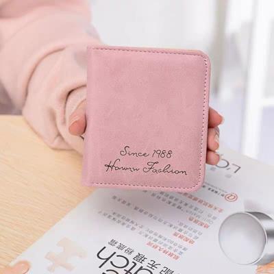 China New Fashion Anti-Stain Theft Matte Ladies Wallet Luxury Multifunctional Shorts for sale