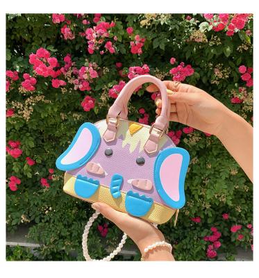 China Fashion Best Selling High Quality Cute Cartoon Mini Wallets, Kids Size Round Shoulder Wallets and Girls Purses for sale