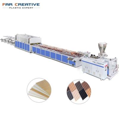 China New Profile Design Pe Panel And Batten Panels PVC Foam Wall Panel Making Machine With High Quality for sale