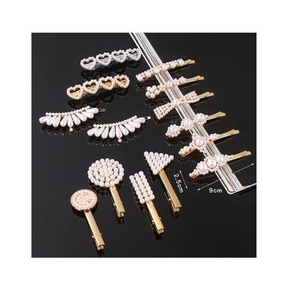 China Wholesale Fancy LIVE4U RS20FH37 Factory Price Female Inlaid Pearl Hair Pins Fancy Decorated Accessories for sale