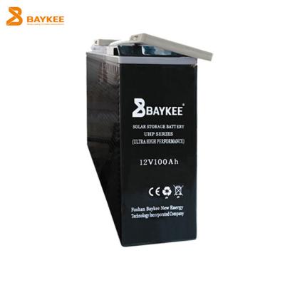 China Electric Power Systems Baykee UHP 12v Solar Gel Battery 12v 100ah Battery for sale