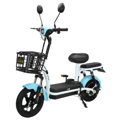 China Steel 48v12a electric 350w motor bicycle bike e bike for thailand for sale