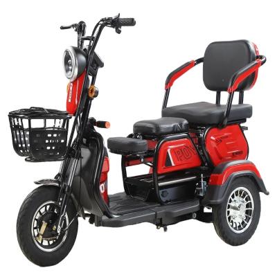 China Passenger 500w 60V Three Wheel Manned Mini Scooter Electric Tricycle for sale