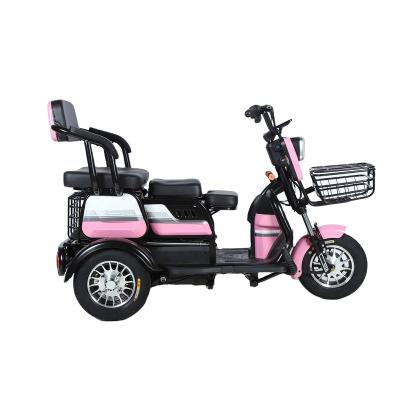 China Hot selling passenger electric tricycle in electric scooters 3 three wheel disability with padals for adults/elderly for sale