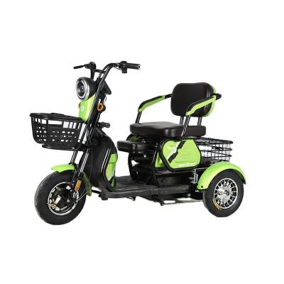 China Hot selling passenger electric tricycle in electric scooters 3 three wheel disability with padals for adults/elderly for sale