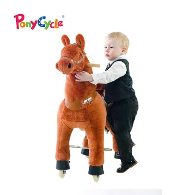 China Ride On Toy PonyCycle Top Quality Walking Mechanical Ride On Plush Horse for sale