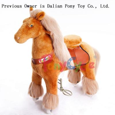 China Ride On Toy Ponycycle Mall Rental Company Kids Animals Easy Running Rider for sale