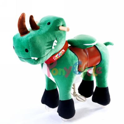 China Ride On Toy PonyCycle Human Power Plush Walking Animal Toy For Kids for sale