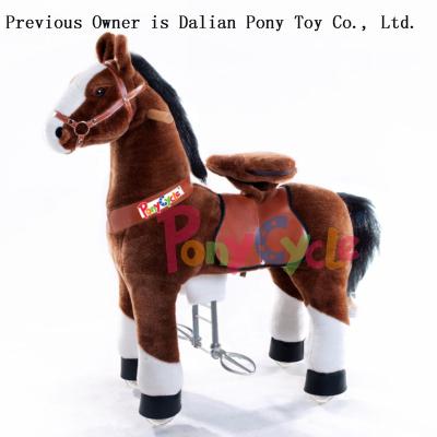 China No Battery Easy Running /elertricity Ponycycle Business Kids Toy Ride At Mall Walking Ride On Horse Animal Toy for sale