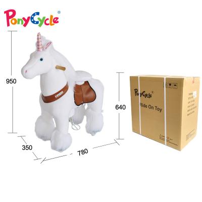 China Ride On Toy Dalian Pony Toy Company Exercise Balance Mechanical Horse Racing for sale