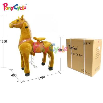 China Ride on Mechanical Toy Big Pony Horse Cycle Horse Ride Toy Horse on Wheels for sale