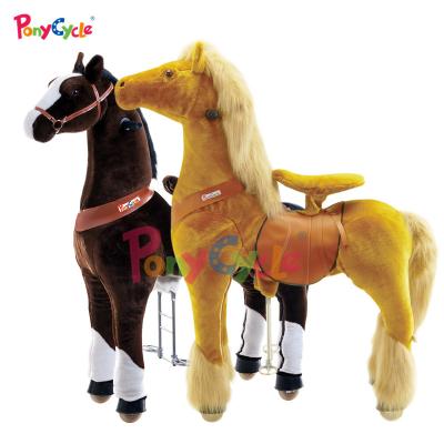 China Ride on Animal Park Ride on Toy Ponycycle Adult Mechanical Animal Horse Toy for sale