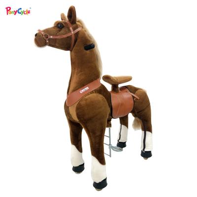 China Ride On Toy Amusement Park Rides Big Pony Cycle Horse Plush Horse Rental Facility for sale