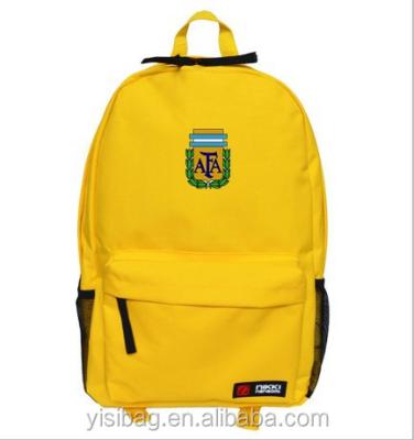 China Football Logo Printing Oxford 600D Football Team Backpack for sale