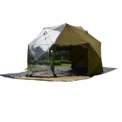 China SEA&PRAIRIE 6-8 Persons Sun Breathable GUEST ROOM Outdoor Camping Tent Dome Tent Home Stay Home Tent PVC Nylon Starry Dome Tent for sale