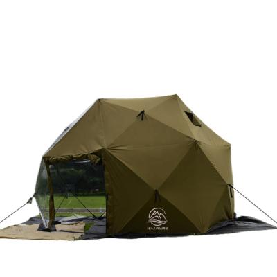 China Breathable outdoor camping tent GUESTHOUSE SEA&PRAIRIE guesthouse tent GUESTHOUSE outdoor camping starry glamping dome room stay nylon+PVC dome room round tent for sale