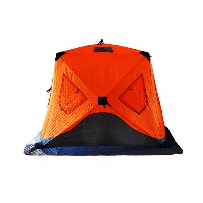 China Breathable Outdoors Keep Warm Wind Proof Ice Fishing Camping Thickened Cotton Sauna Foldable Winter Fishing Tent Outdoor Ice Fishing Tent for sale