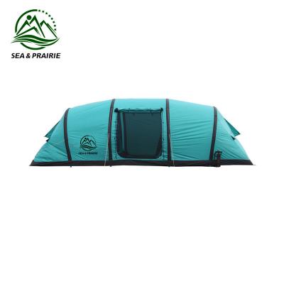 China High quality air inflatable pole tent 6 person SEA&PRAIRIE family team tent breathable glamping bivvy tent for sale