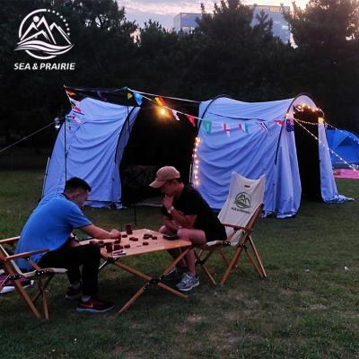 China SEA PRAIRIE Breathable Factory Selling Vinyl Canopy Rain Cover Tunnel 10-12 People Family Team Party Outdoor Camping Tent for sale