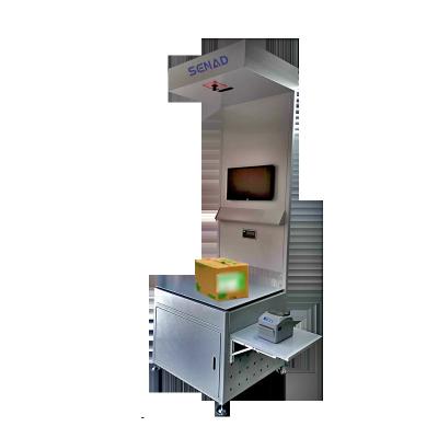 China Parcel & products warehousing in Senad DWS system dimension weigh scanning cubiscan machine with label printer for larger parcels 800*800*800mm for sale