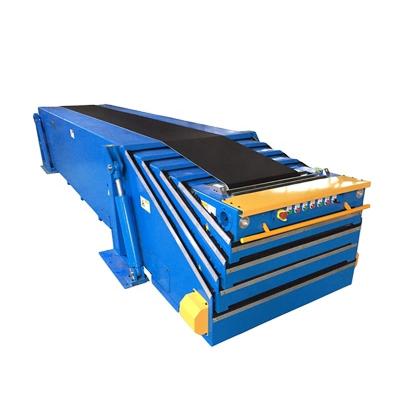 China High quality fire resistant telescopic belt conveyor for truck unloading warehouse logistics e-commerce for sale