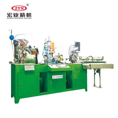 China ZYN Automatic Nylon Zipper Triple Function Combination Machine (Slider Holder, U Type Top Stop, Cutting) for sale