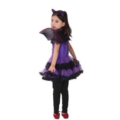 China Dance Stage Performance Made Of High Quality Materials Nylon Material Girls' Bat Costume for sale