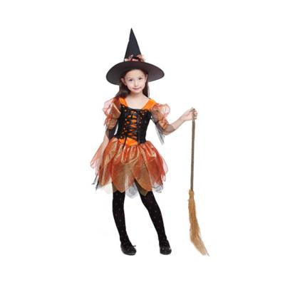 China Dance stage performance manufacturer wholesale children's festival stage performance costume girl witch costume for sale