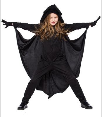 China Dance Stage Performance Halloween Costume Children's Jumpsuit Animal Bat Costume Cosplay Unisex Performance Costume for sale