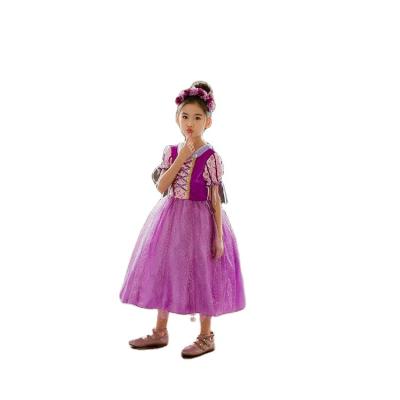 China Stage dance performance wholesale European and American girls dress fashion princess dress birthday party girl dress for sale